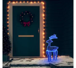 Best * Décoration De Noël De Renne Avec Maille 306 Led 60X24X89 Cm