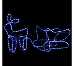 Best Sale * Décoration De Noël D'Exterieur Renne Et Traineau 252 Led