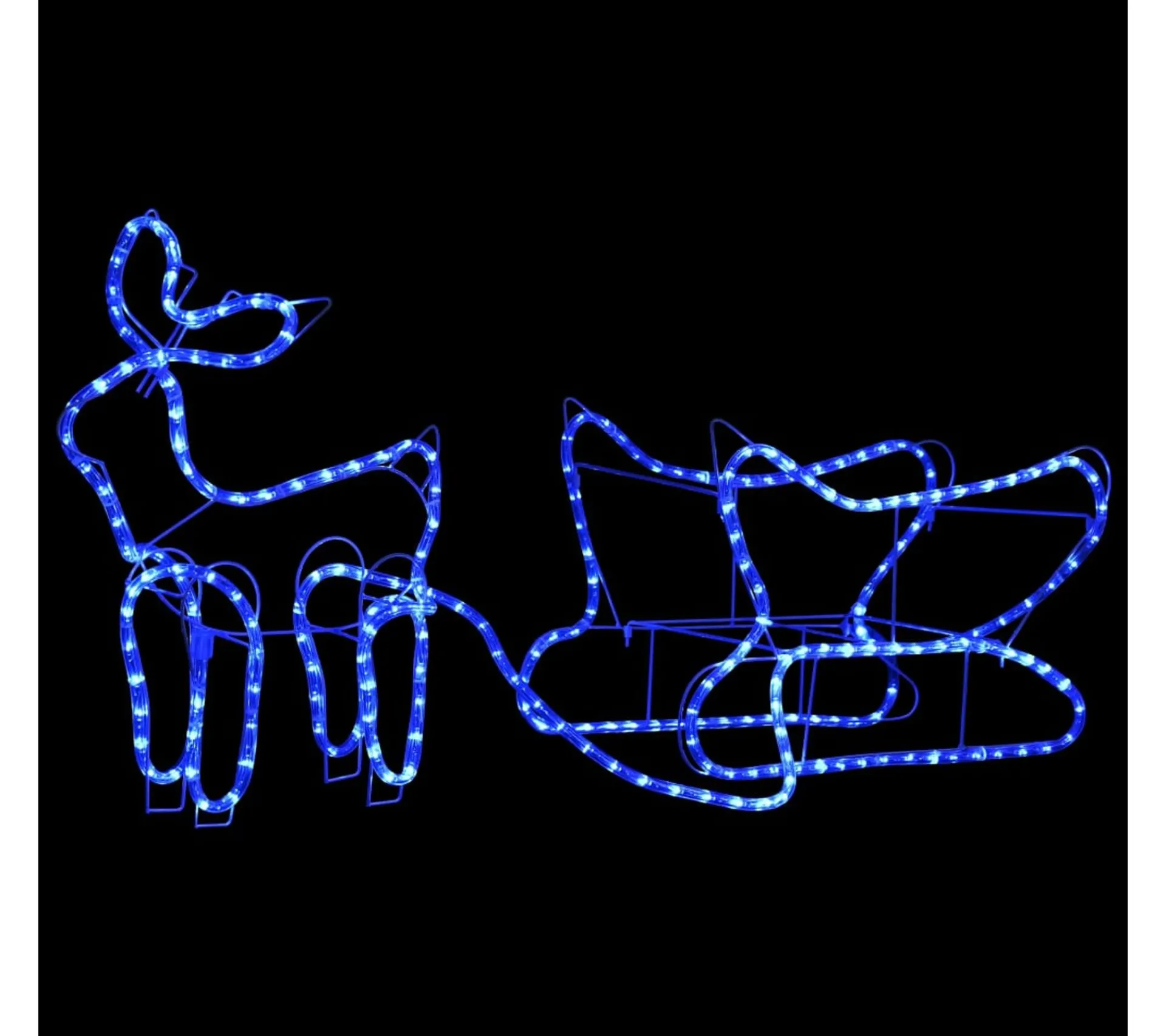 Best Sale * Décoration De Noël D'Exterieur Renne Et Traineau 252 Led