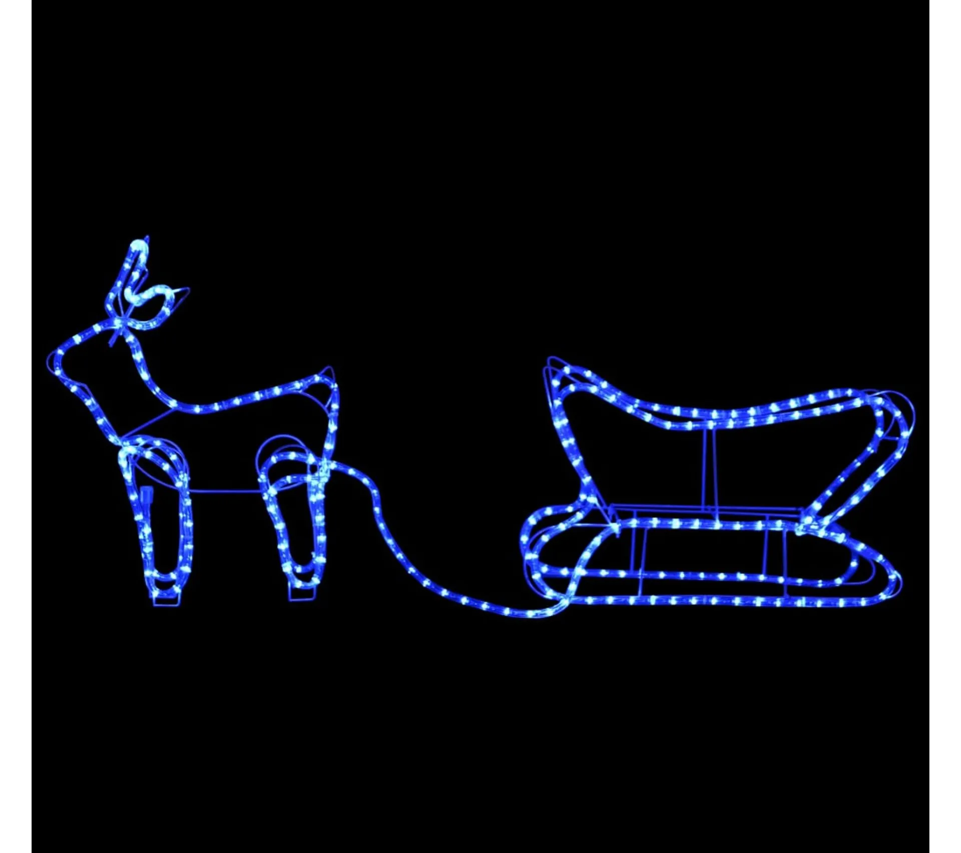 Best Sale * Décoration De Noël D'Exterieur Renne Et Traineau 252 Led