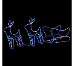 Store * Décoration De Noël D'Exterieur Renne Et Traineau 576 Led