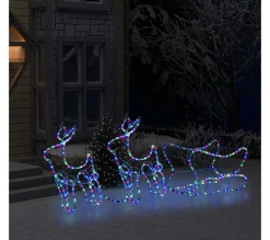 Store * Décoration De Noël D'Exterieur Renne Et Traineau 576 Led
