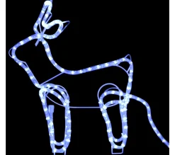 New * Décoration De Noël D'Exterieur Renne Et Traineau 252 Led