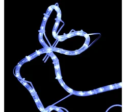 New * Décoration De Noël D'Exterieur Renne Et Traineau 252 Led