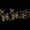 Flash Sale * Décoration De Noël Rennes Et Traineau 576 Led Exterieur
