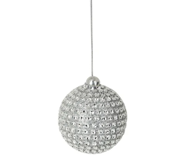 DOUCEUR D'INTERIEUR Guirlande Et Boule De Sapin^Douceur D'Interieur 6 Boules Argente Strass De Noël