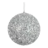 DOUCEUR D'INTERIEUR Guirlande Et Boule De Sapin^Douceur D'Interieur 1 Boule Polyfoam Décore Paillette Argent