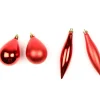 DOUCEUR D'INTERIEUR Guirlande Et Boule De Sapin^Douceur D'Interieur 4 Boules De Sapin De Noël Olive Et Glacon Rouge