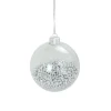 DOUCEUR D'INTERIEUR Guirlande Et Boule De Sapin^Douceur D'Interieur 1 Boule Transparente Avec Bille Argent Noël