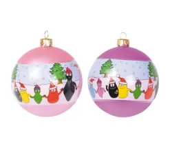 DOUCEUR D'INTERIEUR Guirlande Et Boule De Sapin^Douceur D'Interieur 4 Boules De Noël Barbapapa Famille