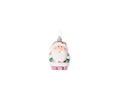 DOUCEUR D'INTERIEUR Guirlande Et Boule De Sapin^Douceur D'Interieur 2 Suspensions Pere Noël Rose