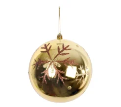 DOUCEUR D'INTERIEUR Guirlande Et Boule De Sapin^Douceur D'Interieur Boule De Noël Or Flocon
