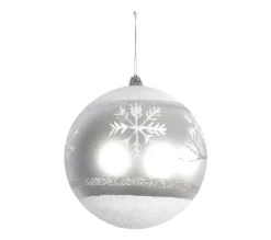 DOUCEUR D'INTERIEUR Guirlande Et Boule De Sapin^Douceur D'Interieur Boule De Noël Argent Flocon
