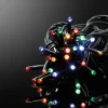 DOUCEUR D'INTERIEUR Guirlande Et Boule De Sapin^Douceur D'Interieur Guirlande Exterieur 180 Led Multicouleur 20M Fil Noir