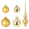 DOUCEUR D'INTERIEUR Guirlande Et Boule De Sapin^Douceur D'Interieur Kit De 19 Boules De Noël Or
