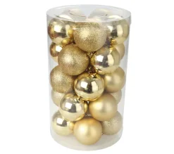 DOUCEUR D'INTERIEUR Guirlande Et Boule De Sapin^Douceur D'Interieur Kit De 25 Boules De Noël Or