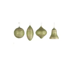 DOUCEUR D'INTERIEUR Guirlande Et Boule De Sapin^Douceur D'Interieur Lot De 4 Boules De Noël Pailettes