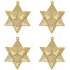 DOUCEUR D'INTERIEUR Guirlande Et Boule De Sapin^Douceur D'Interieur Set De 4 Etoiles De Noël Dore