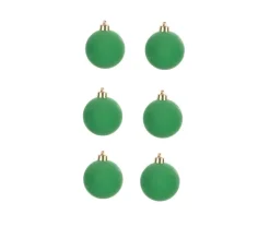 DOUCEUR D'INTERIEUR Guirlande Et Boule De Sapin^Douceur D'Interieur Set De 6 Boules Vert Velours