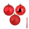 DOUCEUR D'INTERIEUR Guirlande Et Boule De Sapin^Douceur D'Interieur Set De 11 Boules De Noël Rouge