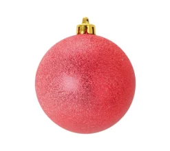 DOUCEUR D'INTERIEUR Guirlande Et Boule De Sapin^Douceur D'Interieur Set De 4 Boules Rouge 8 Cm