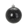 DOUCEUR D'INTERIEUR Guirlande Et Boule De Sapin^Douceur D'Interieur Set De 4 Boules De Noël Noir Craquele