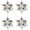DOUCEUR D'INTERIEUR Guirlande Et Boule De Sapin^Douceur D'Interieur Set De 4 Etoiles De Noël Argent