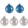 DOUCEUR D'INTERIEUR Guirlande Et Boule De Sapin^Douceur D'Interieur Set De 5 Boules En Verre Translucide