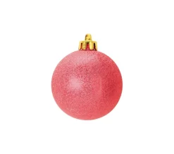 DOUCEUR D'INTERIEUR Guirlande Et Boule De Sapin^Douceur D'Interieur Set De 6 Boules De Noël Chic Rouge