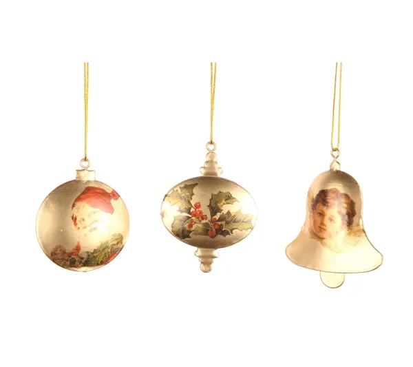 DOUCEUR D'INTERIEUR Guirlande Et Boule De Sapin^Douceur D'Interieur Set De 3 Suspensions De Noël