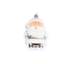 DOUCEUR D'INTERIEUR Guirlande Et Boule De Sapin^Douceur D'Interieur Suspension Pere Noël Argent