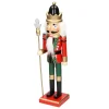 Cheap ECD GERMANY Casse-Noisette Soldat En Bois Décoration De Noël Traditionnel Couronne Noir 38Cm