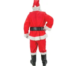 Best ECD GERMANY Costume De Pere Noël Rouge 9 Pcs Costume De Deguisement Adultes/Hommes De Noël
