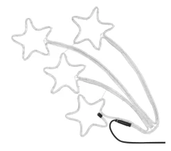 Sale ECD GERMANY Etoile Filante 216 Led Blanc Chaud Interieur /Exterieur Décoration De Noël 61 Cm