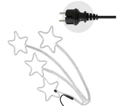 Sale ECD GERMANY Etoile Filante 216 Led Blanc Chaud Interieur /Exterieur Décoration De Noël 61 Cm