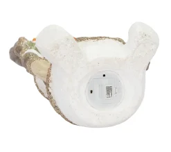 Best Sale ECD GERMANY Figure De Bonhomme De Neige Led Illuminee Décoration Trio De Noël 70 Cm Interieur