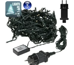 ECD GERMANY Guirlande Et Boule De Sapin^ Guirlande Lumineuse Pour Arbre Noël 480 Led Blanc Chaud 48M Interieur/Exterieur