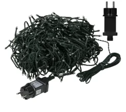 ECD GERMANY Guirlande Et Boule De Sapin^ Guirlande Lumineuse Avec 240 Led Blanc Chaud Décoration D'Arbre De Noël Ip44 18M