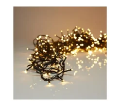 ECD GERMANY Guirlande Et Boule De Sapin^ Guirlande Lumineuse De Noël 320 Led Déco Blanc Chaud Ip44 Interieur/Exterieur