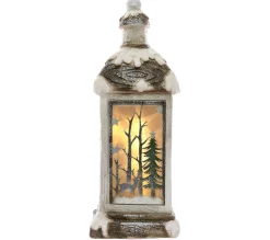 Fashion ECD GERMANY Lanterne A Led De Noël Lumiere Blanc Chaud Décoration D'Hiver Pour Maison 60 Cm