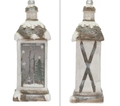 Fashion ECD GERMANY Lanterne A Led De Noël Lumiere Blanc Chaud Décoration D'Hiver Pour Maison 60 Cm
