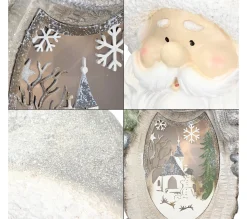 Flash Sale ECD GERMANY Pere Noël Déco Led D'Eclairage Hivernal Figurine Personnages Décoration De Noël
