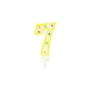 FACKELMANN Anniversaire Et Autres Fêtes^ Bougie Anniversaire Chiffre 7 Rio Party