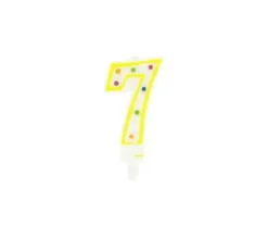 FACKELMANN Anniversaire Et Autres Fêtes^ Bougie Anniversaire Chiffre 7 Rio Party