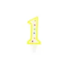 FACKELMANN Anniversaire Et Autres Fêtes^ Bougie Anniversaire Chiffre 1 Rio Party