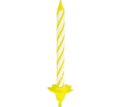 FACKELMANN Anniversaire Et Autres Fêtes^ Lot De 24 Bougies D'Anniversaire Et 12 Bobeches Rio Party