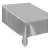 Best FEERIC LIGHTS AND CHRISTMAS Nappe Satin Argent 140 X 240 Cm