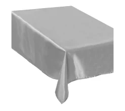 Best FEERIC LIGHTS AND CHRISTMAS Nappe Satin Argent 140 X 240 Cm