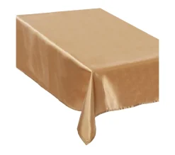 Shop FEERIC LIGHTS AND CHRISTMAS Nappe Satin Or 140 X 240 Cm