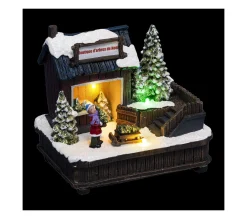 Discount FEERIC LIGHTS AND CHRISTMAS Village De Noël Lumineux Boutique De Sapins